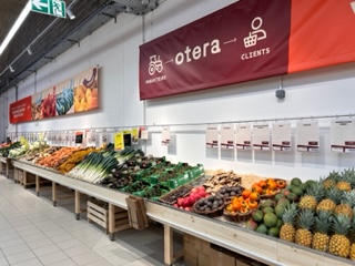 le Rayon fruits et legumes